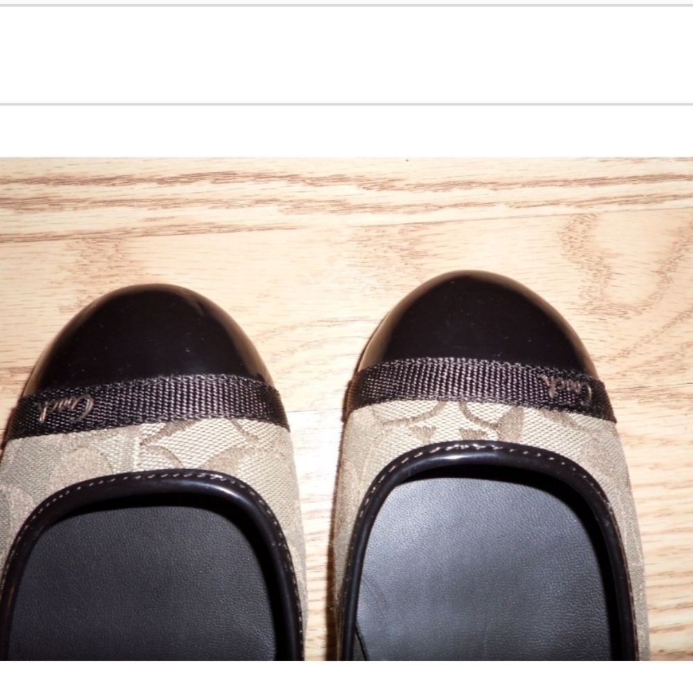 COACH CECILE SIG C FLAT SHOES SIZE 5 - Picture 6 of 16
